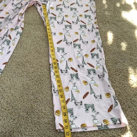 Isaac Mizrahi sleepwear women’s XL pink printed pajama bottom. - Picture 6 of 8